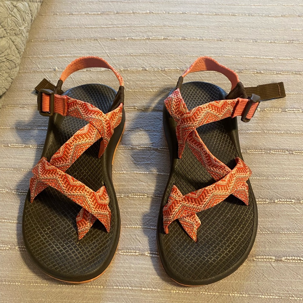 Orange and pink Women’s Chaco- size 6